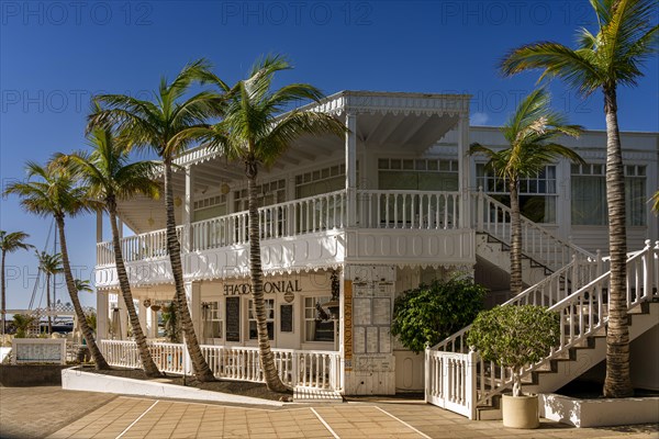 Colonial style restaurant in Puerto Calero