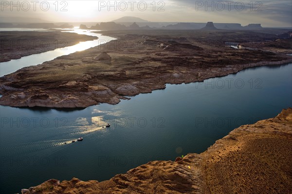 Boating on Lake Powell