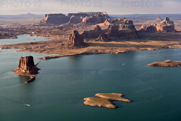 Morning Aerial of Glen Canyon