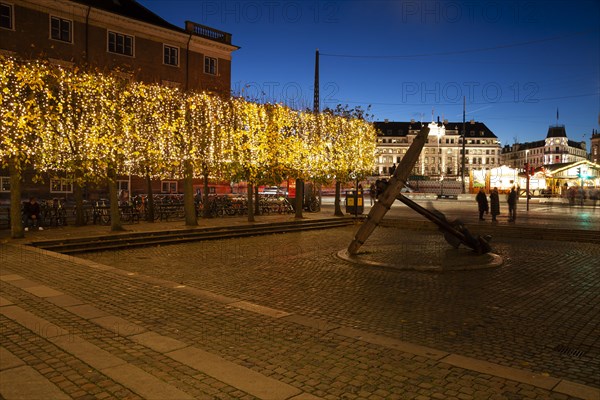 Restaurant in christmas time