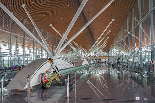 Roof structure and conveyor belt