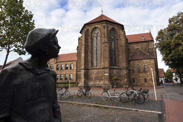 Church of St. Martini on the upper terrace of the old town in the medieval city centre