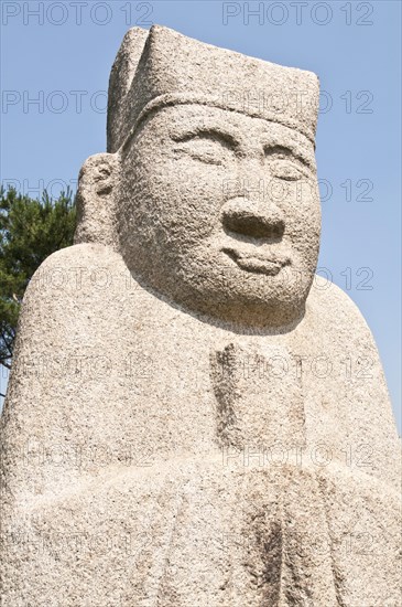 Statue at tomb of King Sejong the Great