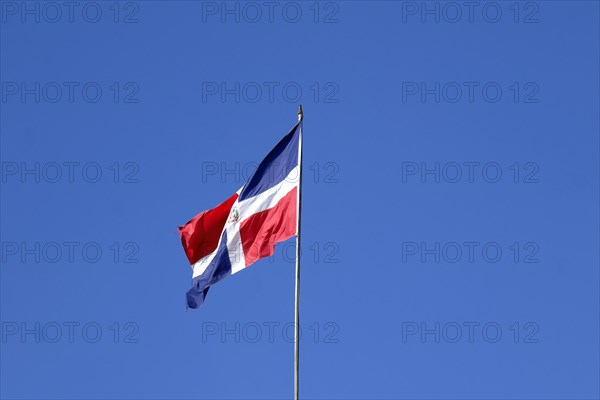 National flag of the Domincan Republic