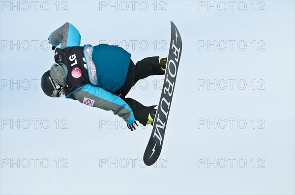 Snowboarder at LG Snowboard FIS World Cup 2011