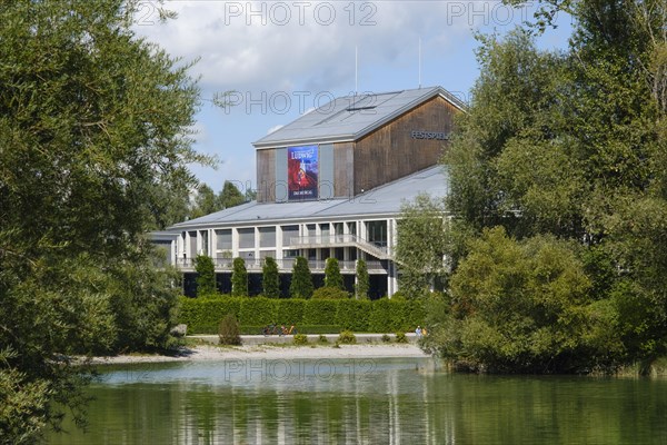 Neuschwanstein Festival Theatre on Lake Forggensee