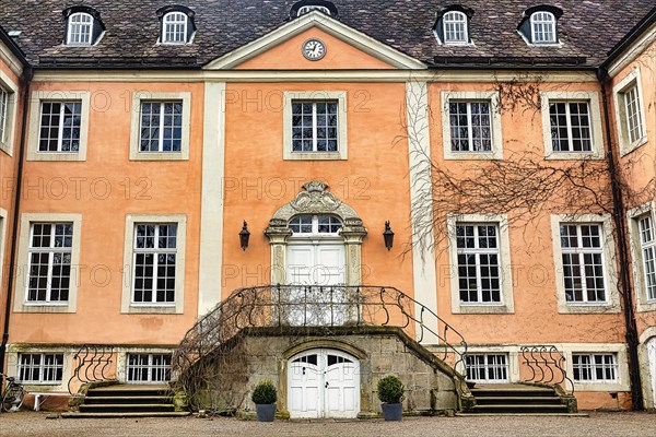 Manor house with flight of steps