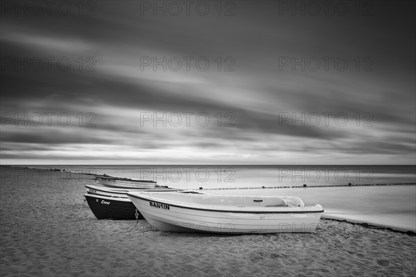 Fishing boats on the beach of Bansin