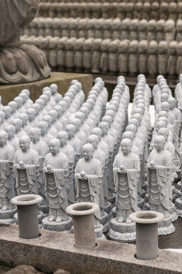 Jizo Bodhisattva statues