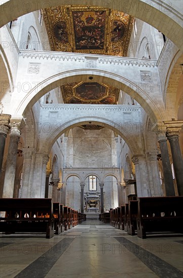 Interior view of the church