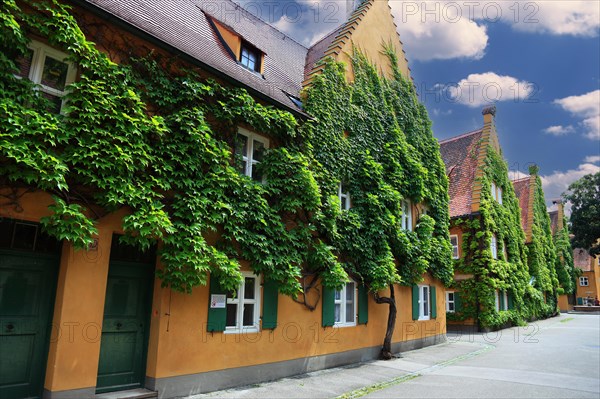 Fuggerei in Augsburg is the oldest existing social settlement in the world