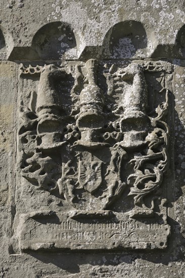 Stone coat of arms