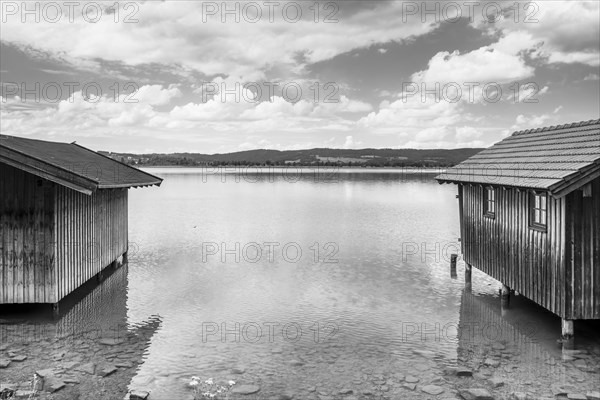 Boathouses at Lake Kochel