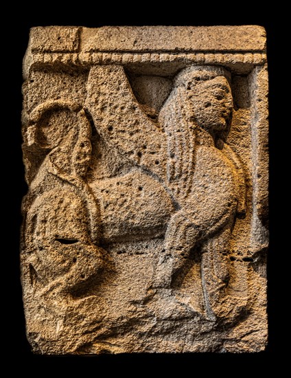 Small metope from the temple of Selinunte