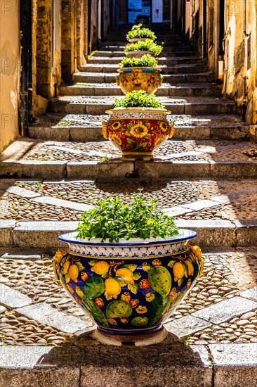 Cefalu with picturesque old town