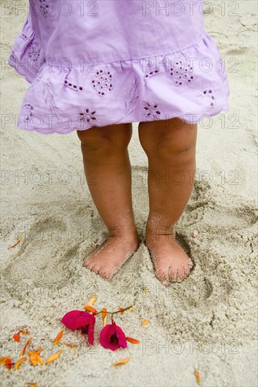 Baby girl's feet