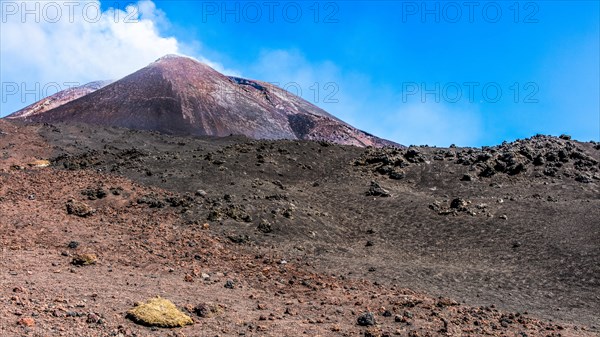 Southern flank of Etna with secondary craters