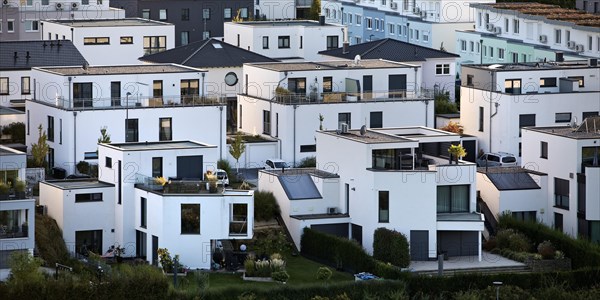 Modern residential development with low-energy houses at Phoenix Lake