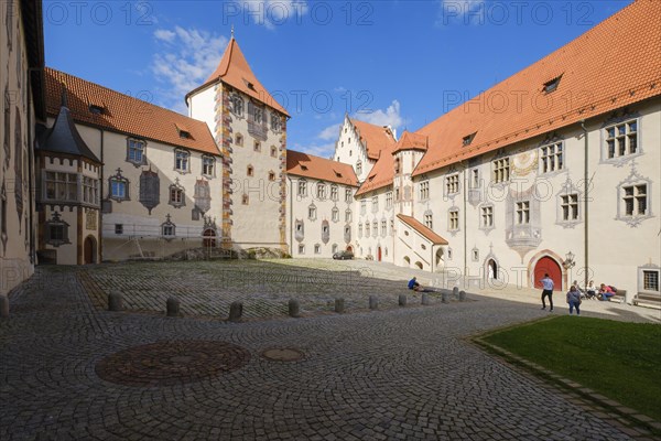 Inner courtyard Hohes Schloss