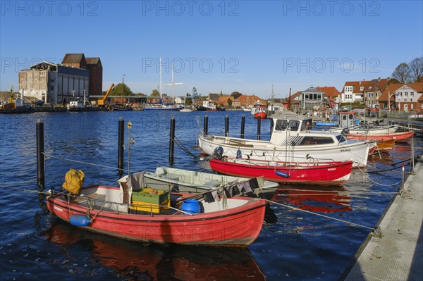 Fishing boats in the harbour