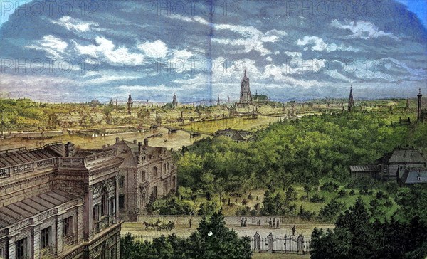 Frankfurt am Main circa 1880