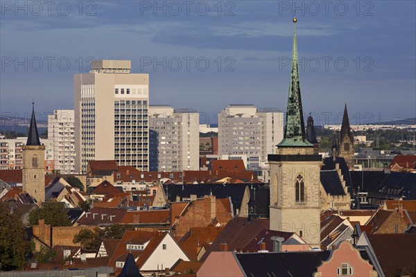 City view of Petersberg with All Saints Church