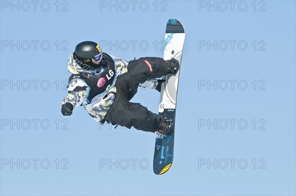 Snowboarder at LG Snowboard FIS World Cup 2011