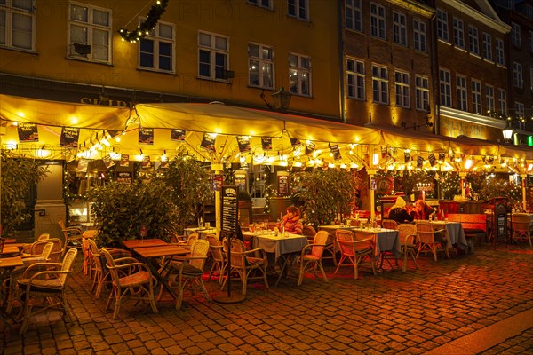 Restaurant in christmas time