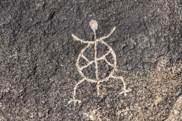 Petroglyphs created by the Hohokam Indians