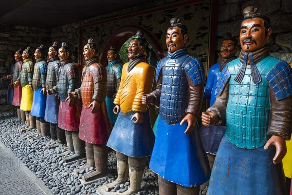 Replica of Japanese Warriors