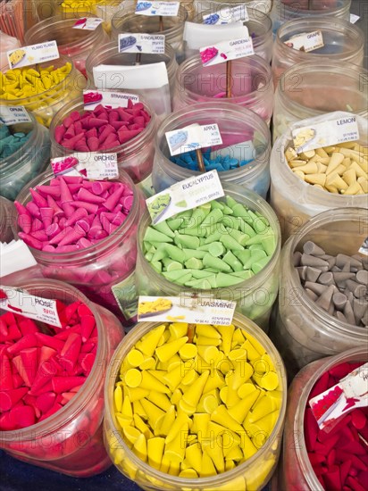 Colorful scent cones