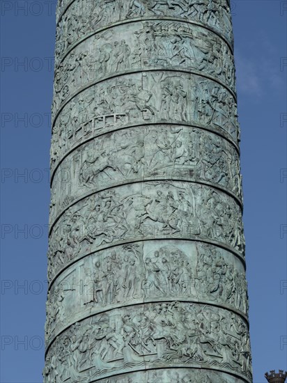 Detail of the relief in the centre of the large column