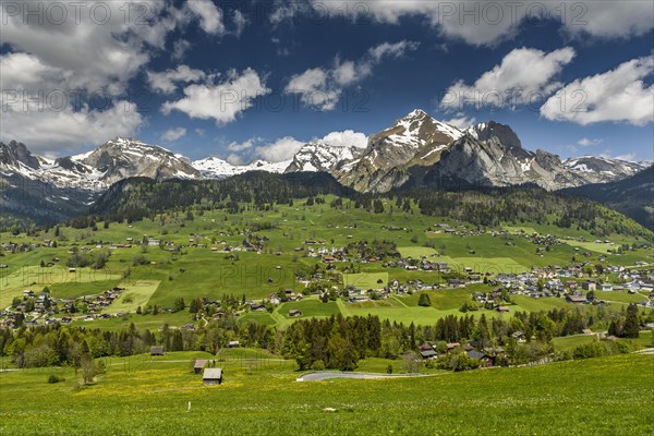 View of the Alpstein with Saentis