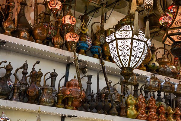 Mosaic Ottoman lamps from Grand Bazaar in Istanbul