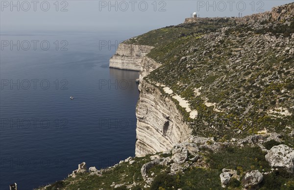 Dingli Cliffs on the Mediterranean Sea
