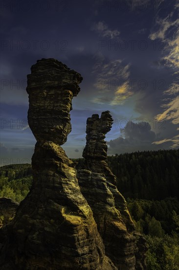 Evening atmosphere at the Hercules Pillars