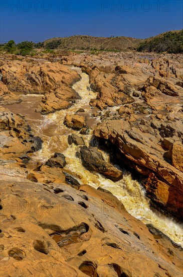 Betsiboka river running through a river gorge