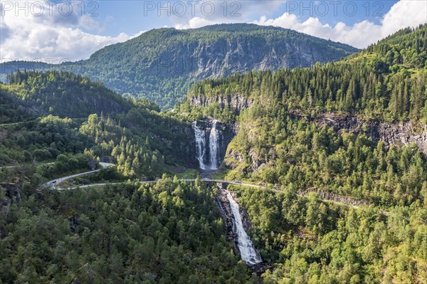 Skjervefossen waterfall