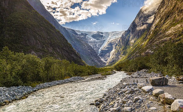 The Kjenndalsbreen Glacier in Stryn Municipality