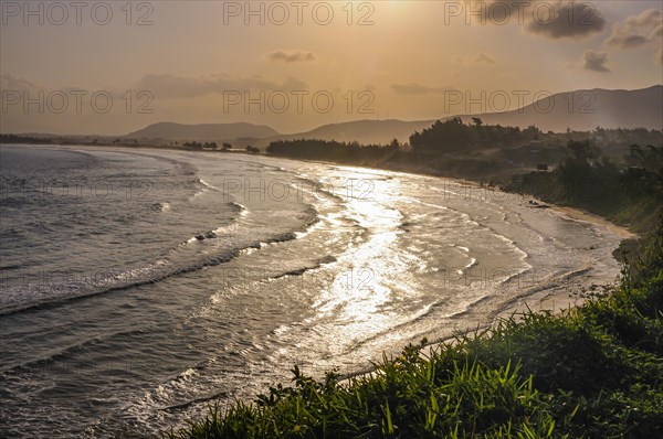 Hazy light over the beach of Fort Dauphin