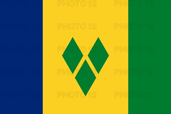 National Flag of Saint Vincent and Grenadines