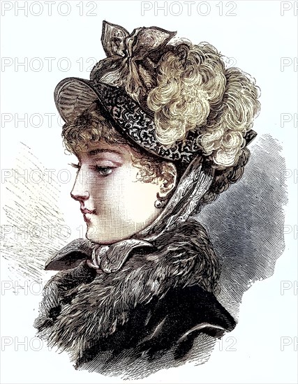 Fashion picture from the year 1880