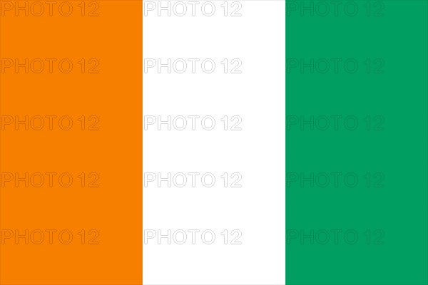 National Flag of Ivory Coast