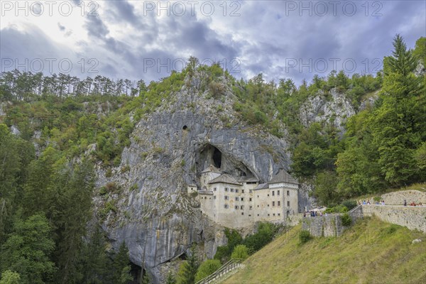 Medieval cave castle