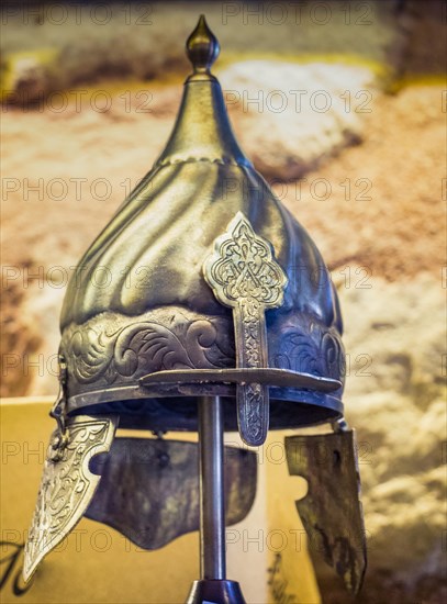 Decorative metal Helmets Of Warriors Of Turkish Ottoman empire