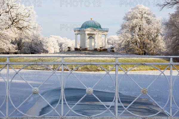 Temple on the Swan Island in the Karlsaue