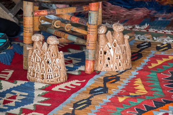 Cappadocia region souvenir on stray in the view