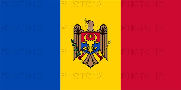 National Flag of Moldova