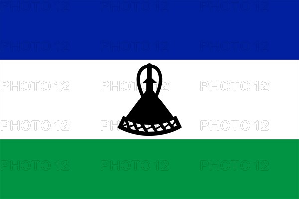 National flag of Lesotho