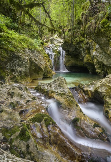 Waterfall on the Lepena Stream